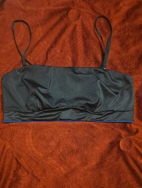 YITTY Convertible Black Bandeau With Removable Straps XL